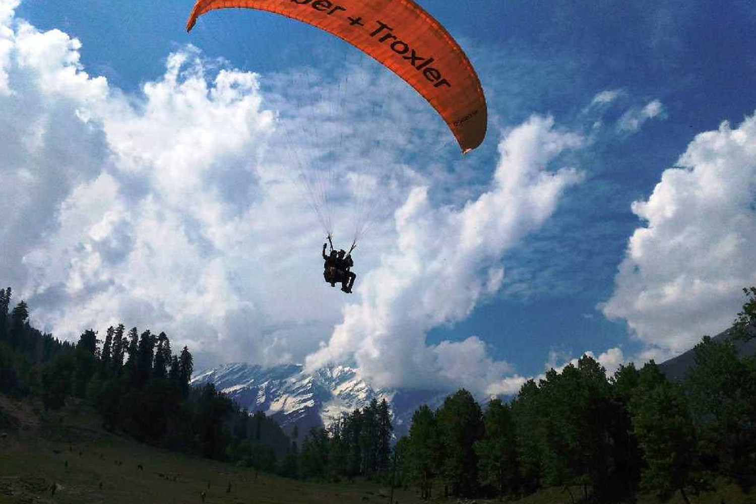 Paragliding in Solang Valley