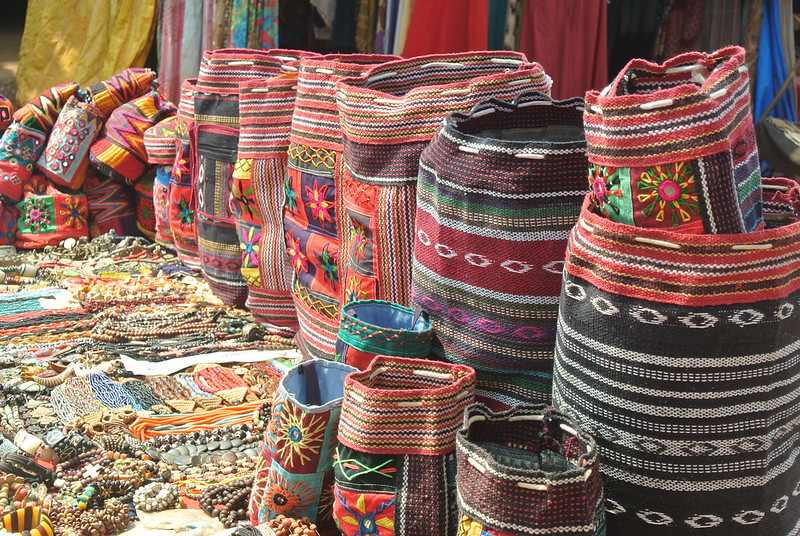Flea market anjuna beach