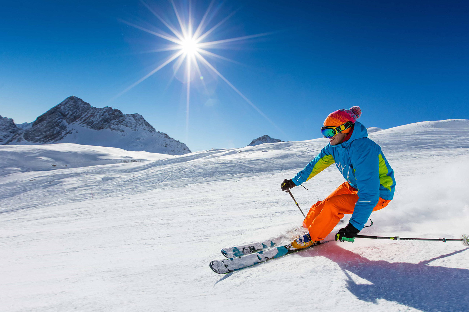 Skiing in Solang Valley