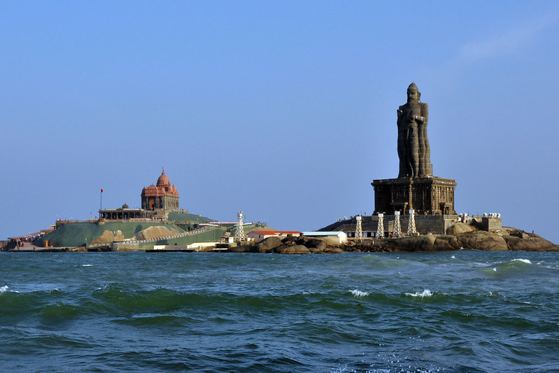 VIvekananda Rock Memorial and Thiruvalluvar Statue